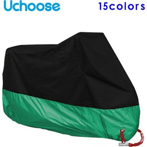 Universal Motorcycle Cover Outdoor Cloth UV Protector Scooter All Season Waterproof Prevent Snow Dustproof M-4XL Motorbike