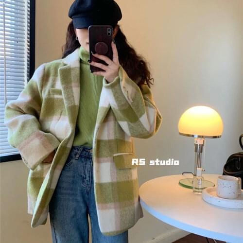 UVRCOS Women's Tweed Coats