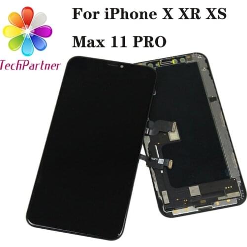 Zy quality OLED For iPhone X XR XS Max LCD Screen Replacement For iPhone 11 ProMax Display With 3D Touch Assembly True Tone