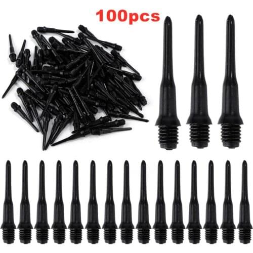 100Pcs Plastic Electronic Dart Spots Needle Quality Replacement Set Soft Tips Entertainment Durable Reusuable