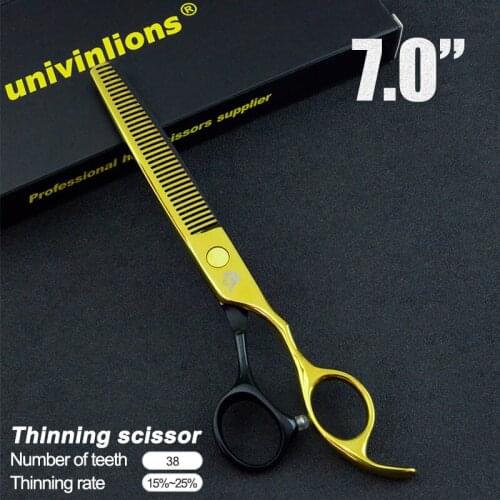 7 inch Pet Dog Cat Hair Clippers Pet Dog Gromming Scissors Pet Thinning Scissors Home Use Pet Gromming Tools Stainless Steel