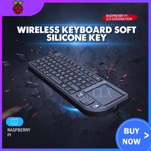 Raspberry Pi 2/3-Generation Orange Pi 2.4g Wireless Keyboard Soft Silicone Key Touch Mouse All-In-One Intelligent TV Set-Top Box