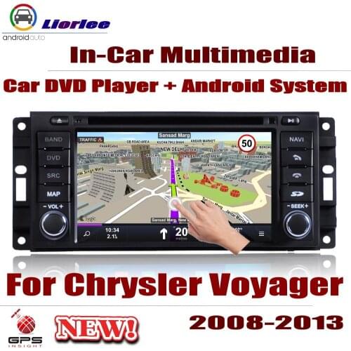 For Chrysler Voyager 2008-2013 Car Android DVD GPS Player Navigation System HD Screen Radio Stereo Integrated Multimedia