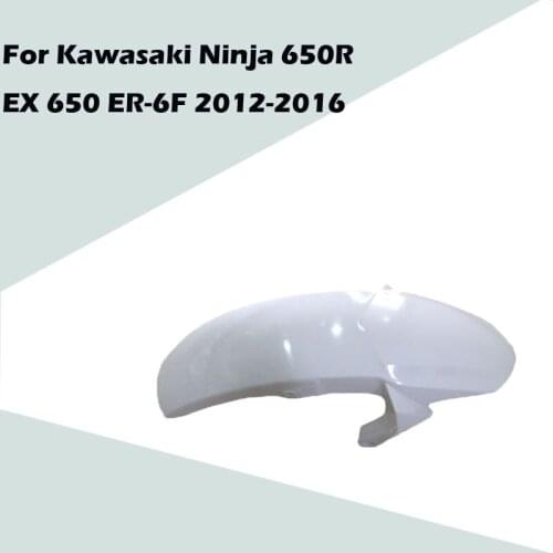 For Kawasaki Ninja 650R EX 650 ER-6F 2012-2016 Motorcycle Accessories Unpainted Front Mudguard ABS Injection Fairing