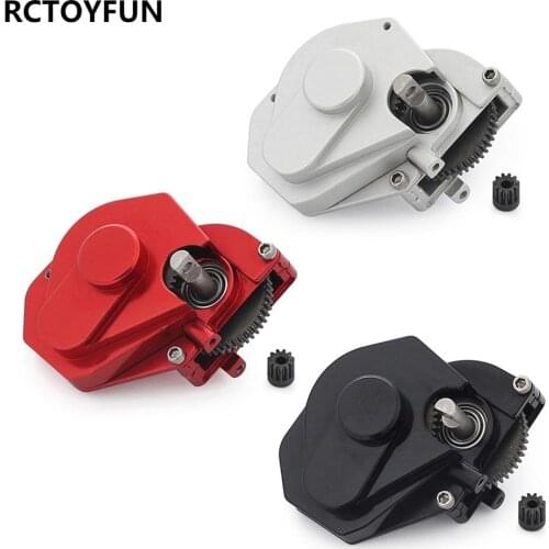 For SPGCM 1/24 RC Model Car 4WD Axial SCX24 90081 AXI00001 AXI00002 C10 Transmission Gearbox Metal Remote Control Car Spare