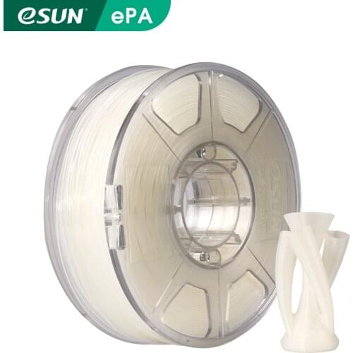ESUN Nylon Filament 1.75mm 3D Printer PA Filament Accuracy +/- 0.05mm 1KG 2.2LBS Spool 3D Printing Filament for 3D Printers