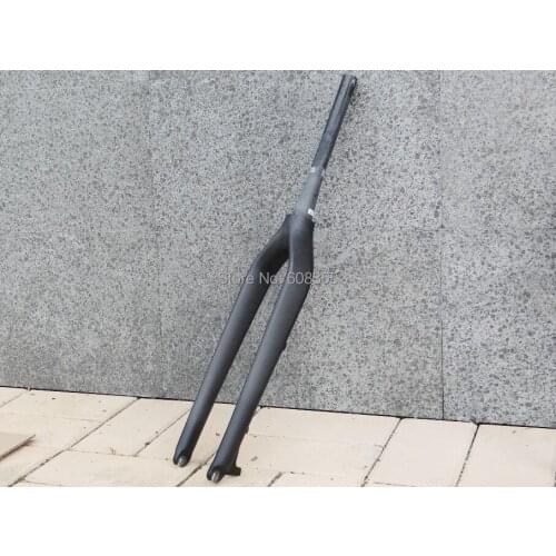 FK-008 : 3k Carbon Matt Cycling 29ER Mountain Bike Bicycle MTB Fork for 29" wheel 1 1/8" ~ 1 1/2" steerer fork