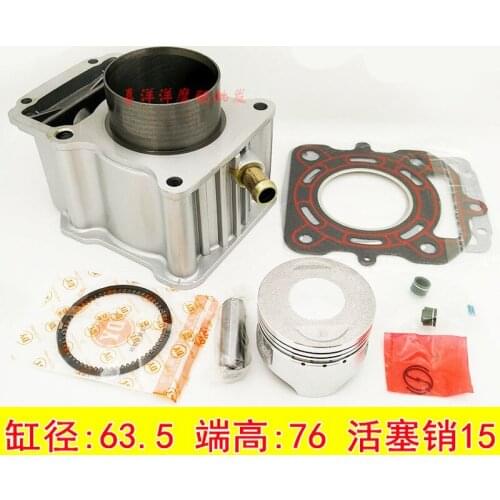 Motorcycle Cylinder Kit Water cooling 63.5mm Pin 15mm For zongshen CG200 CG 200 200cc
