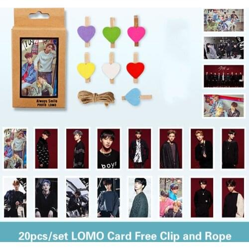 20pcs/set K-pop stray kids Photo cards Fashion NEW Album good quality HD stray kids photocard K-POP LOMO Card new arrivals
