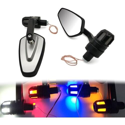 Motorcycle handle mirror with Turn LED signal light For DUCATI 750SS 800SS/800 Supersport 900SS/900 Sport M900 /900 Monster