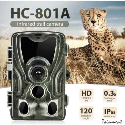 HC801A Hunting Trail Camera Wildlife Camera + Night Vision Motion Activated Outdoor Trail Camera Trigger Wildlife Scouting Tool