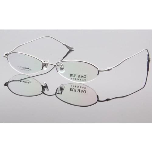 Optical Eyeglasses Frames Small Design Titanium Glasses Frame Women Prescription Eyeglasses RUI HAO EYEWEAR Brand oculos gafas