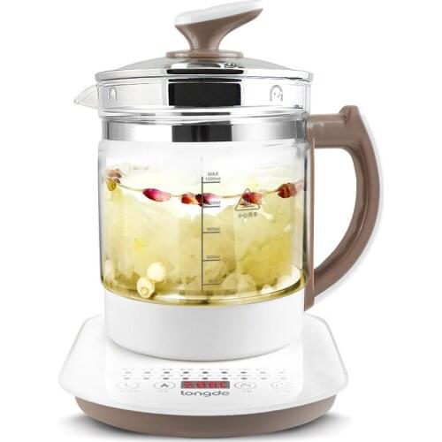 Full-automatic and thickened glass multi-function tea-pot extractor can be used for cooking tea
