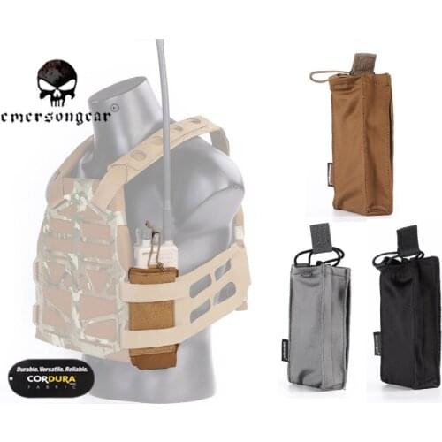 Emersongear Precision Radio Pouch For SS shell Ultralight FAC tactical Vest Talkie Molle EM9056