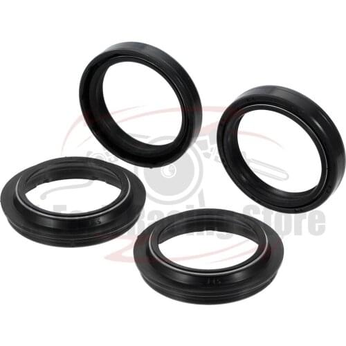 Fork Oil Seal 2 PCS & Dust Seal 2PCS For Kawasaki ZX14 ZZR1400 2006 2007