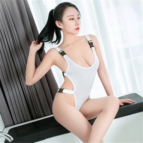 One piece swimsuit 2020 swimwear women swim suit high waist bikini mujer Sexy Transparent elastic force Snap Removable monokini