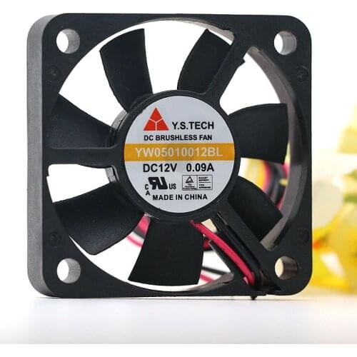 Ultra Quiet For Y.S Tech Yw05010012bl 5010 50mm 12v 0.09a Storage Battery Charger cooling Fan