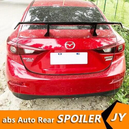 For Mazda3 Axela Sedan Universal TF Spoiler 2006-2018 Mazda 3 Spoiler ABS plastic Material Car Rear Wing Color Rear Spoiler