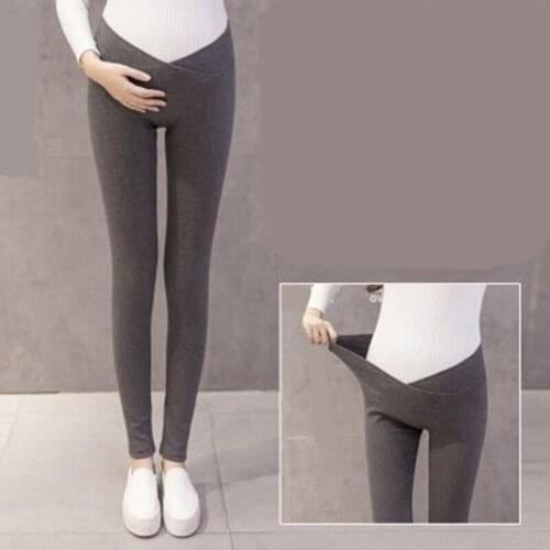 2018 Maternity Leggings Low Waist Pregnancy Belly Pants For Pregnant Women Thin Trousers New Spring Autunm Maternity Pants M-2XL