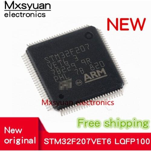 5pcs~50pcs/lots STM32F207VET6 STM32F207VETb STM32F207 LQFP-100 New original IC In stock