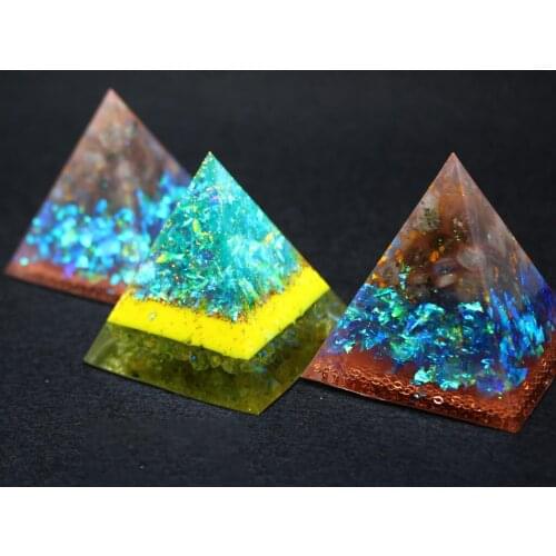 5cm Orgone Pyramid Amethyst Peridot Healing Crystal Energy Generator Balancing Orgone Pyramid Emf Protectio Meditation Yoga Tool