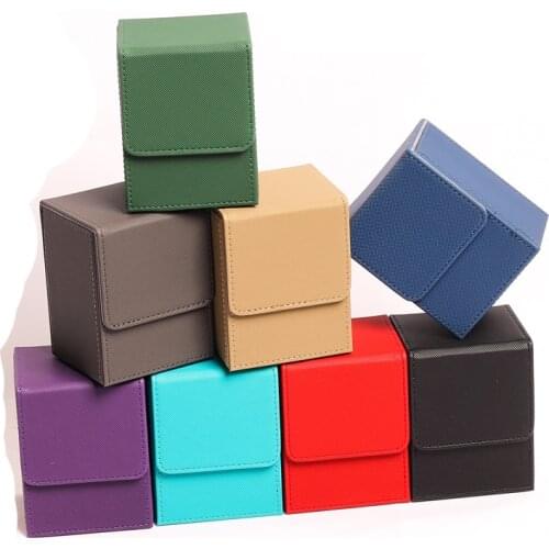 80*73*103mm trading cards box card games container collection for Board Game Sleeve Holder case