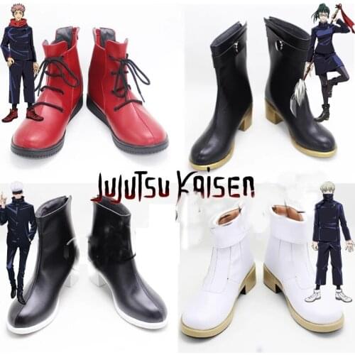 2021 Anime Jujutsu Kaisen Halloween Cosplay Shoes Itadori Yuji Toge Inummaki Shoes Boots Carnival Cosplay Costume Accessories