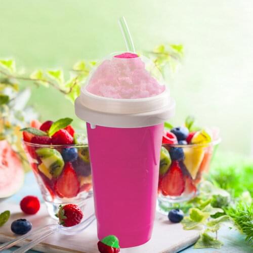 Quick-frozen Smoothie Cup Practical Slushy Ice Cream Maker Quick Cooling Cup Milkshake Bottles Silicone Rapid Cooling Cups