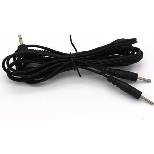 Cable014 2.35mm Type 2pcs Needle Electro Shock Cable SM Player Electric Shock Sex Toys for Adult Game Medical Themed Toys