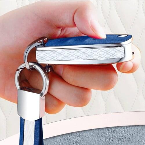 Alloy Leather Car Key Cover Case For Volkswagen VW POLO Tiguan Passat B5 B6 B7 Golf EOS Scirocco Jetta MK6 Octavia Accessories