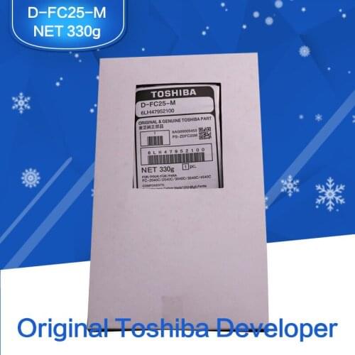 Color Copier TOSHIBA Original Copier parts D-FC25-M Magenta Developer 6LH47952300 For Toshiba Copier Model 2040/2540/3040/4540