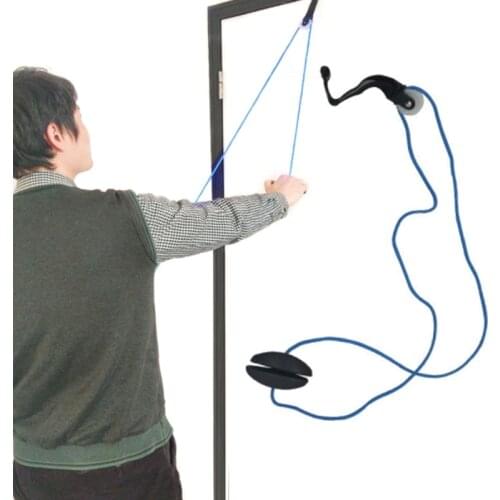 Resistance Band Fitness Shoulder Elastic Rope Pulley Hanging Trainer Home Use Braces Supports Joint Rehabilitation Training