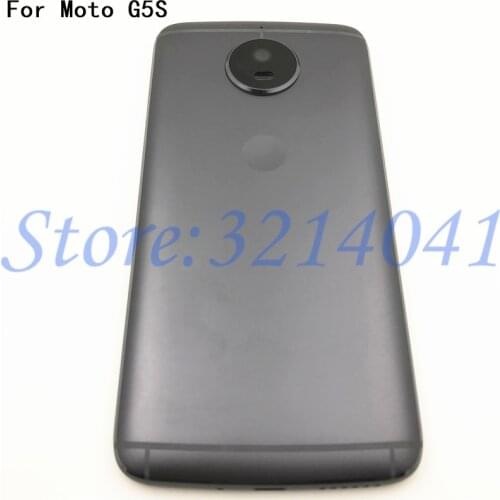 Good quality Metal For Motorola Moto G5S XT1793 XT1794 Battery Back Cover With Logo+Camera Lens