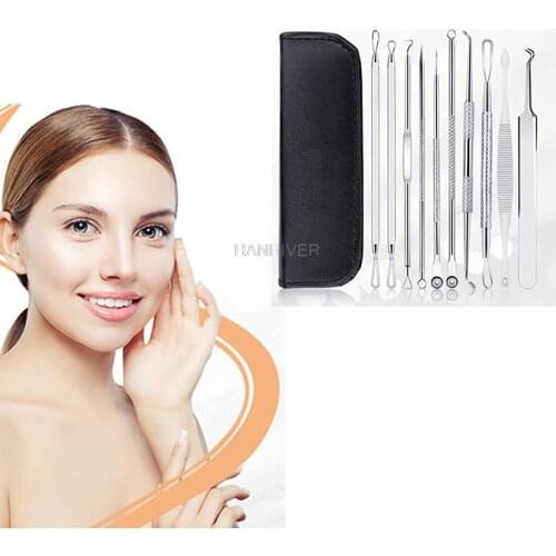 Beauty Acne Blackhead Remover Needles to Remove Blackheads Black Spot Extractor Stainless Steel Pimple Removal Skin Care Tools