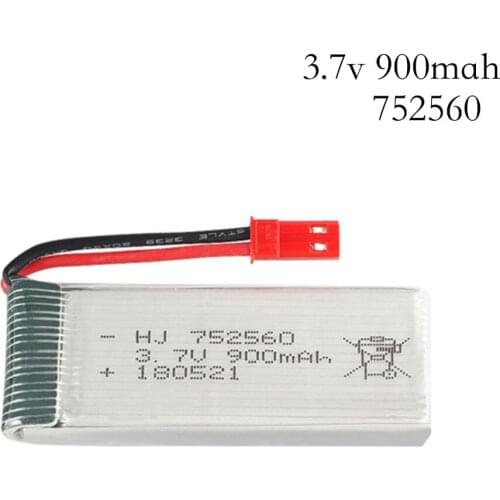 3.7V 900mAh High Capacity li-po Battery for 8807W Pocket Drone Selfie Fold Remote Control Accessories Replacement K5 3.7v 900mah