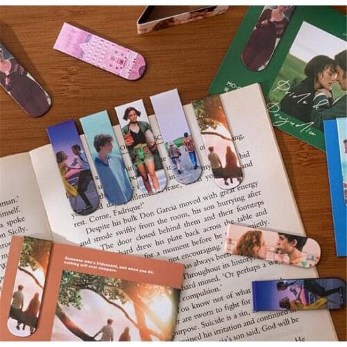 Magnetic Bookmark for Books Paper Clip Photo Album Movie Series Magnet Page Markers Page Decor DIY Bookmark Office Holder