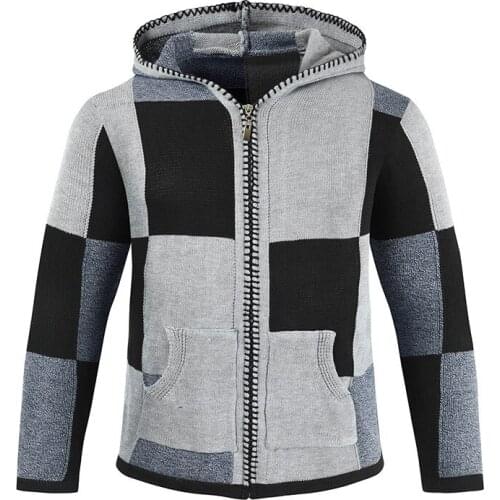 Mandylandy Men's Cardigans With A Hood