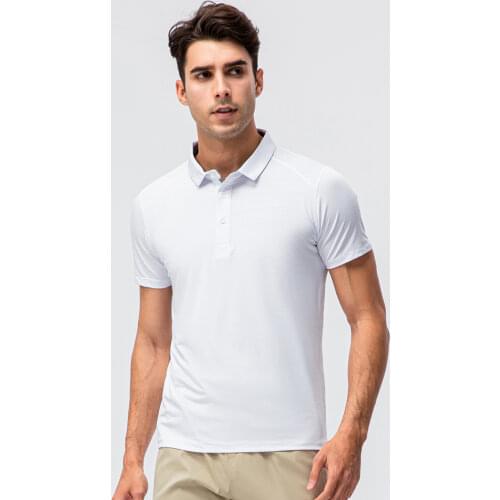 LUCKY SAILING Brand Mens Polo Golf Shirts Cotton T-Shirts Quick Dry Slim Men Tops Short Sleeve shirt sports jersey golf tennis