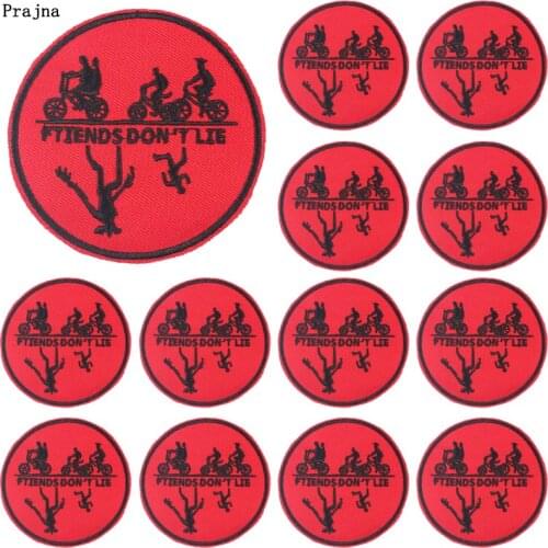 Prajna 10 PCS Wholesale Patches Rider Patches On Clothes Iron On Embroidered Patches For Clothing Sticker Outdoor Travel Patch