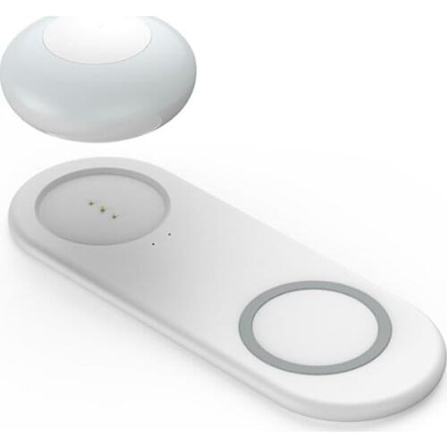 Wireless Charging Night Light, Rechargeable Tap Control Magnetic Bedside Lamp with Wireless Charger, 3000K Table Lamp with Hook