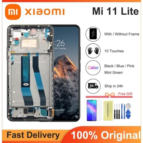 6.55''Original LCD for Xiaomi mi 11 Lite 5G Display Touch Screen Digitizer Assembly Xiaomi Mi 11 Youth Repair Parts Repair Parts