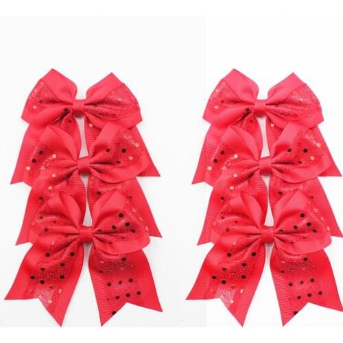 Red Bow Headband for Girls,Glitter Tooth Bows for Baby Hair Accessories,Bling Headbands for Kids Teens Childrens 16
