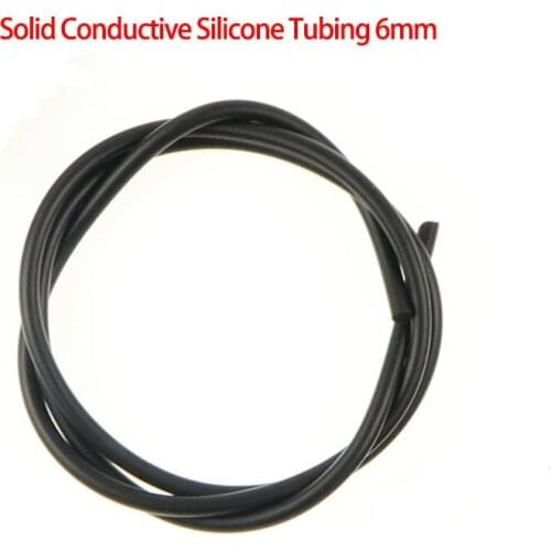 2M Solid Conductive Silicone Rubber Tube TENS / ESTIM / E-STIM Machine 6mm OD