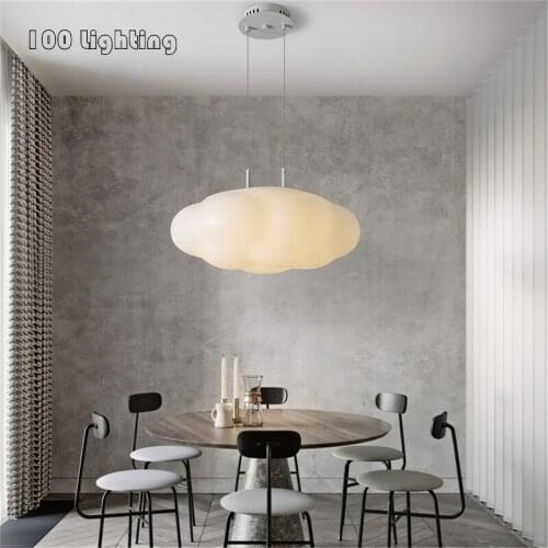 Modern Special LED Pendant Lamp PE White Clouds Childrens room Restaurant Bedroom Hanging Light Fixtures Cord Adjustable
