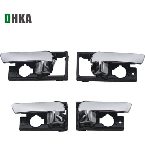 DHKA INSIDE INTERIOR DOOR HANDLE For KIA Rio Sedan/ Rio5 2006 2007 2008 2009 2010 2011 OEM: FR:82620-1G000RU FL:82610-1G000RU