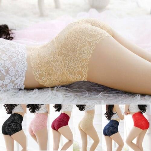 Women Panties Cotton Underwear Seamless Lingerie Sexy Briefs Female Lace Underpanties With High Waist Plus Size Shorts Calcinha
