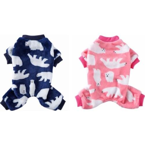 1PC Pet Dog Warm Jacket Pet Soft Comfortable Outfits Pajamas Small Medium Dogs Practical Winter Pets Dogs Homes Outfits Products