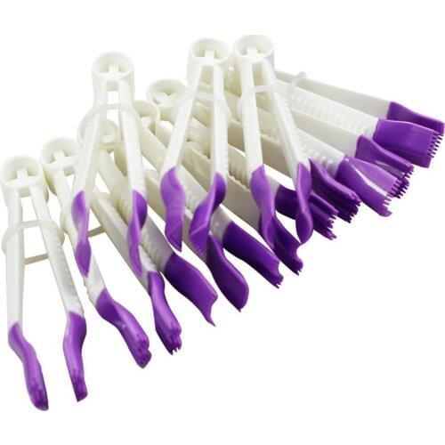 10pcs/set Engraving Cake Cookies Pastry Cutter Tool Tweezers Cake Flower Lace Clip Baking Accessories