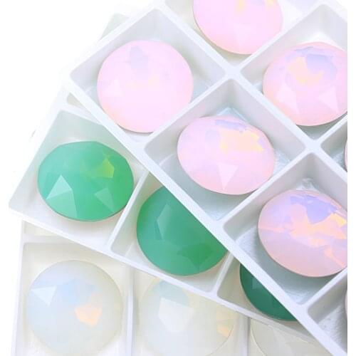 12-35mm Round k9 Crystal Glass Rhinestones Fancy Stones 3D Glitter DIY Diamonds For Jewelry Clothing Garment Beads Decoration