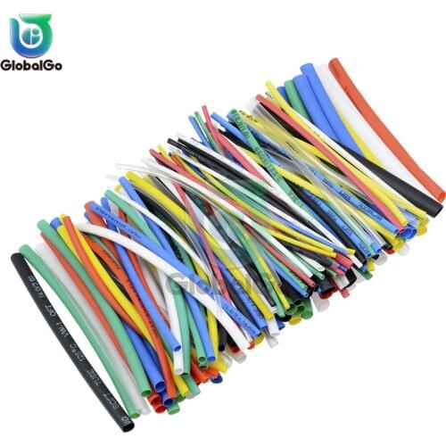 127PCS 328Pcs 530pcs/pack Polyolefin Assorted Heat Shrink Tubing Insulation Shrinkable Tube Heat Shrink Shrinkable Wire Cable